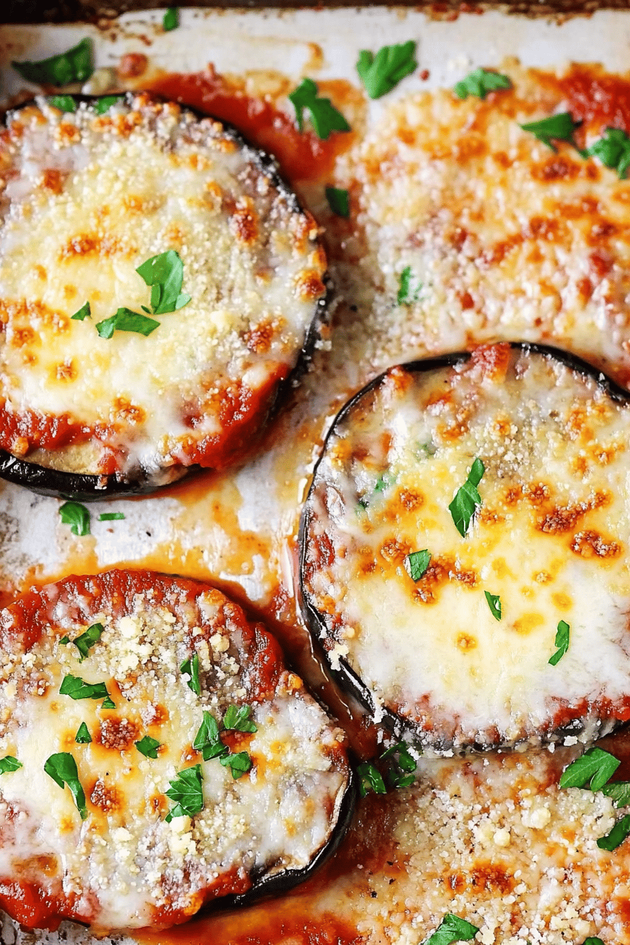Easy Eggplant Parmesan Recipe Final Dish Presentation