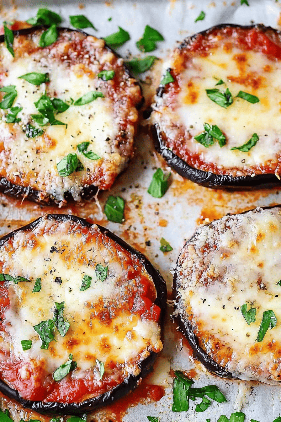 Easy Eggplant Parmesan Recipe Final Dish Presentation