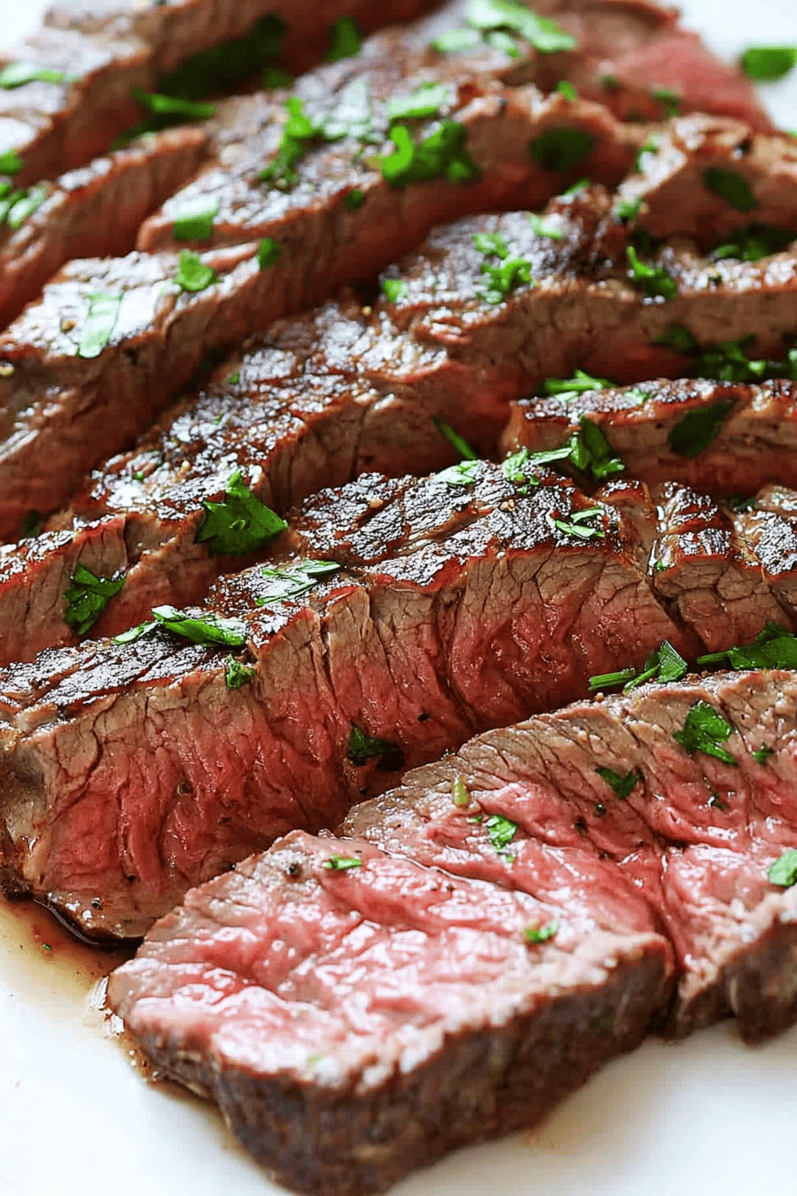 Easy Flat Iron Steak Recipe ingredients