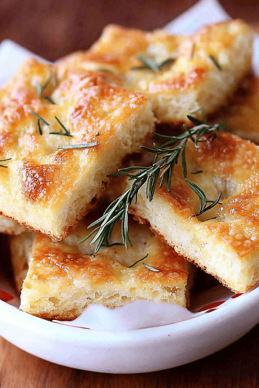 Easy Focaccia Recipe Final Dish Presentation