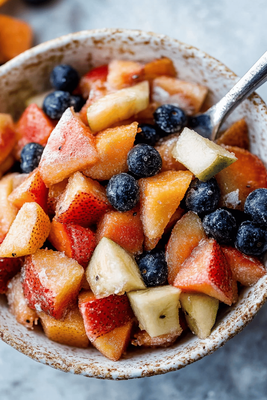 Easy Fruit Salsa Recipe Final Dish Presentation
