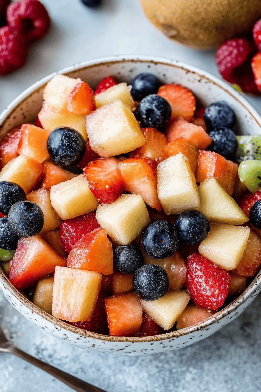 Easy Fruit Salsa Recipe ingredients