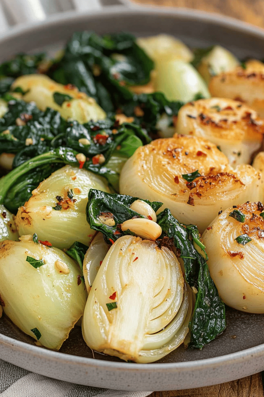 Easy Garlic Bok Choy Recipe ingredients