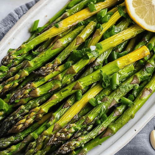 Easy Garlic Lemon Asparagus Recipe