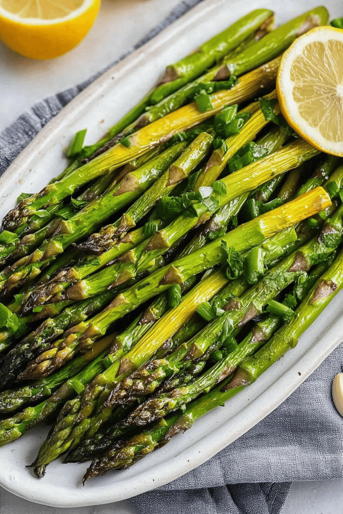 Easy Garlic Lemon Asparagus Recipe