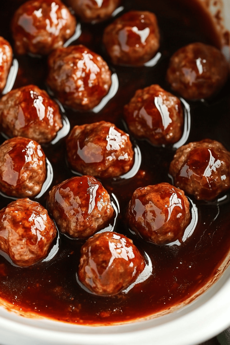 Easy Grape Jelly Meatballs Recipe