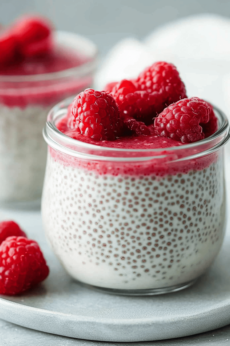 Easy Greek Yogurt Chia Pudding Final Dish Presentation