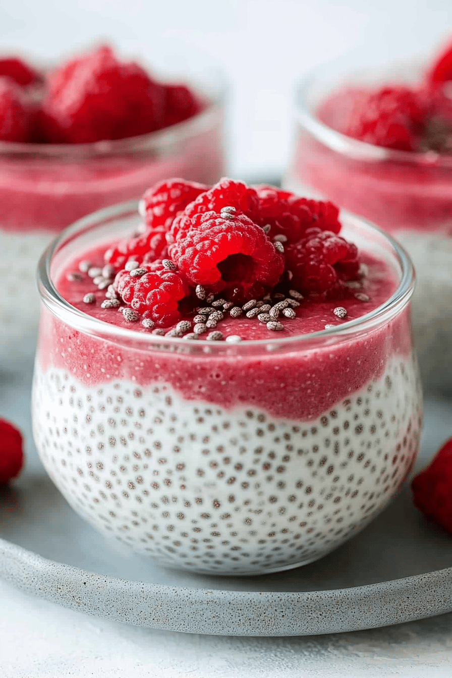 Easy Greek Yogurt Chia Pudding Final Dish Presentation