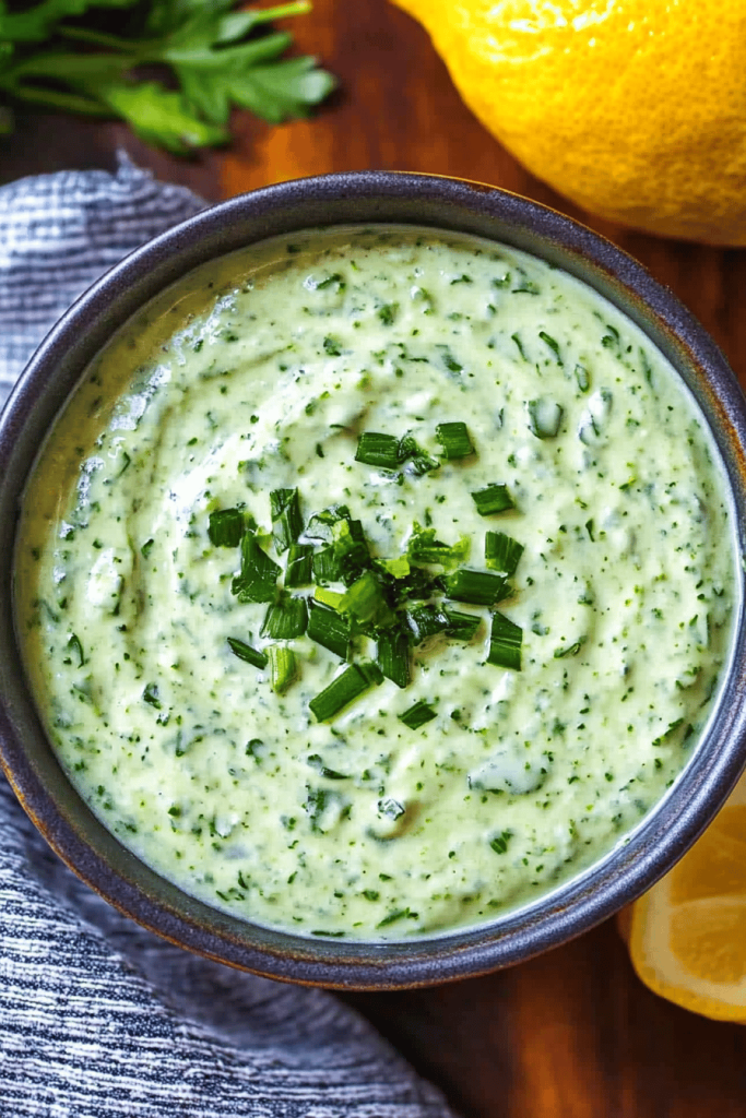 Easy Green Goddess Dressing Recipe
