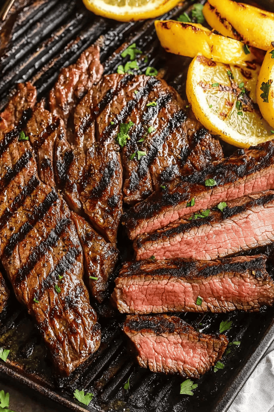 Easy Grilled Flank Steak Recipe ingredients