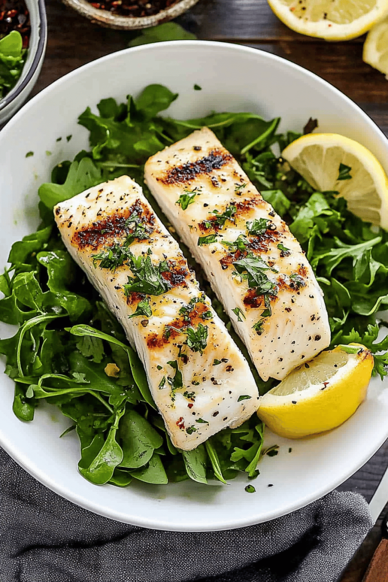 Easy Grilled Halibut Recipe