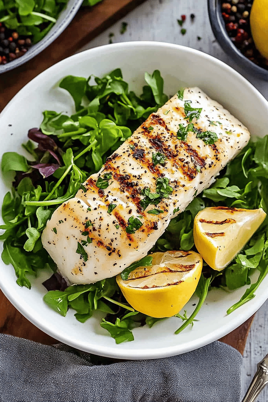 Easy Grilled Halibut Recipe ingredients