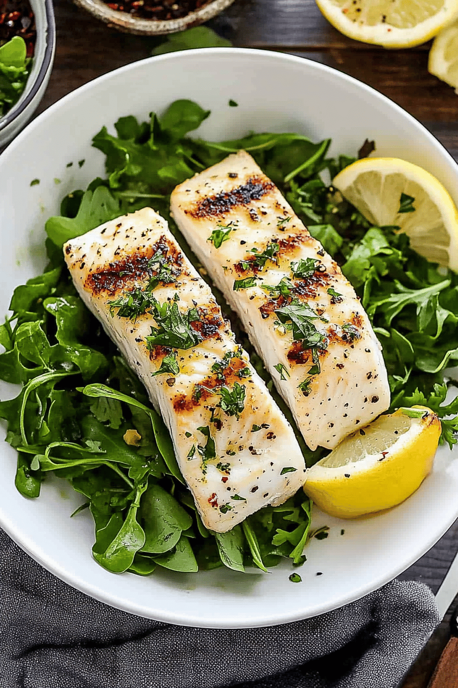 Easy Grilled Halibut Recipe