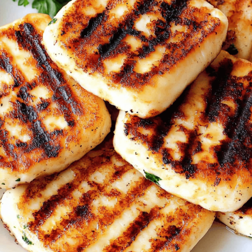 Easy Grilled Halloumi Cheese Recipe