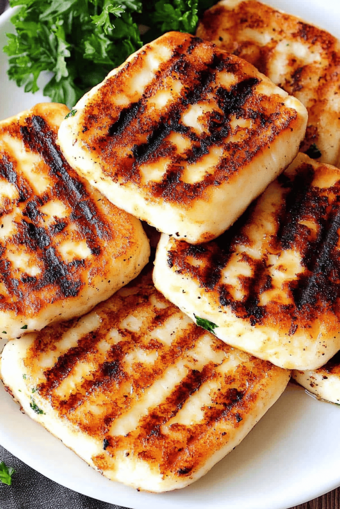 Easy Grilled Halloumi Cheese Recipe