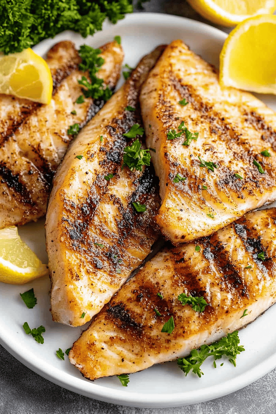 Easy Grilled Tilapia Recipe Final Dish Presentation