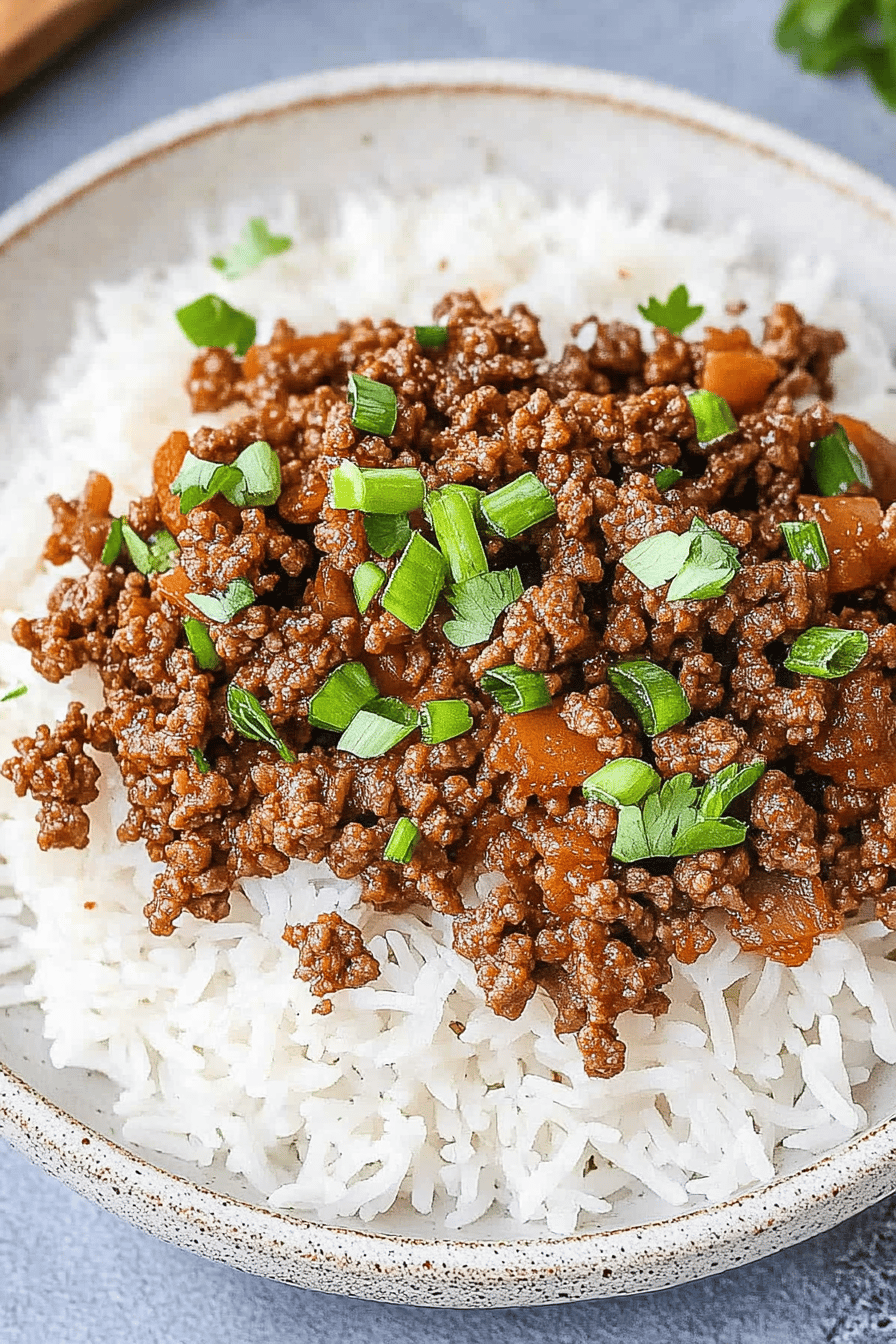 Easy Ground Beef and Rice Recipe
