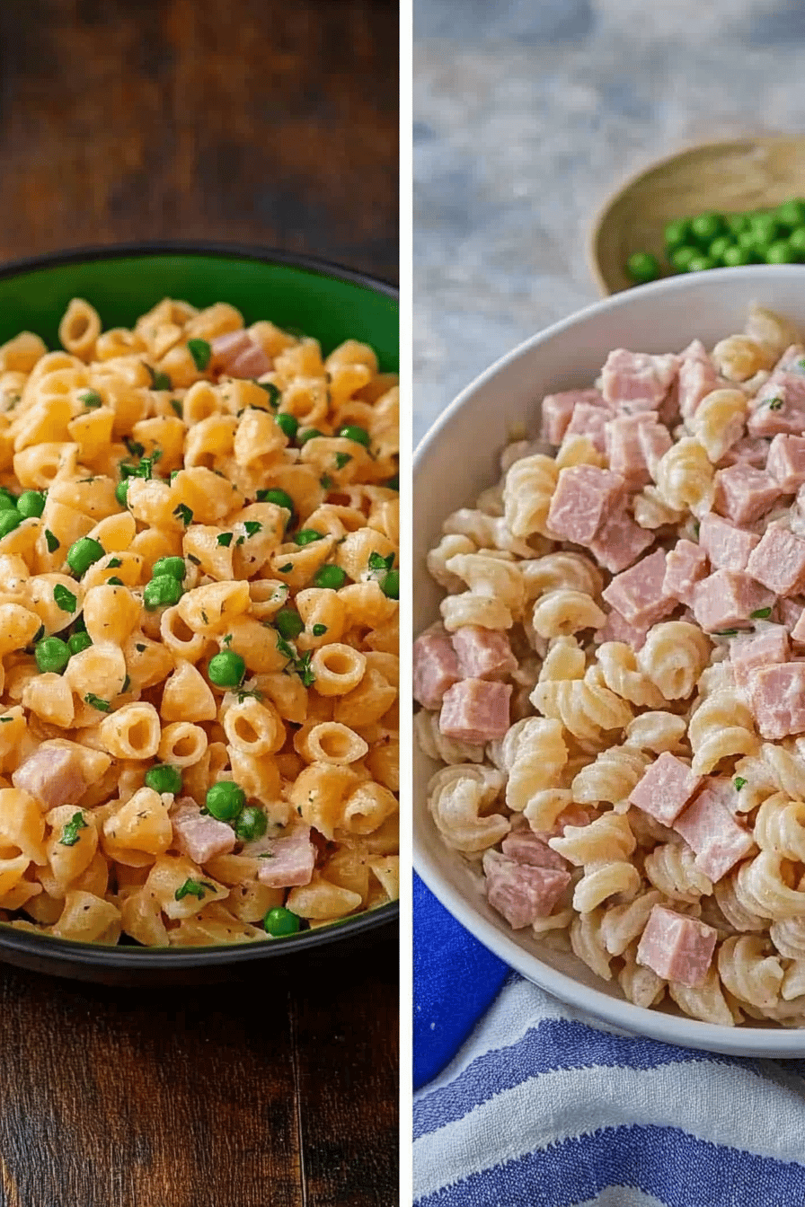 Easy Ham and Cheese Pasta Salad Recipe Final Dish Presentation