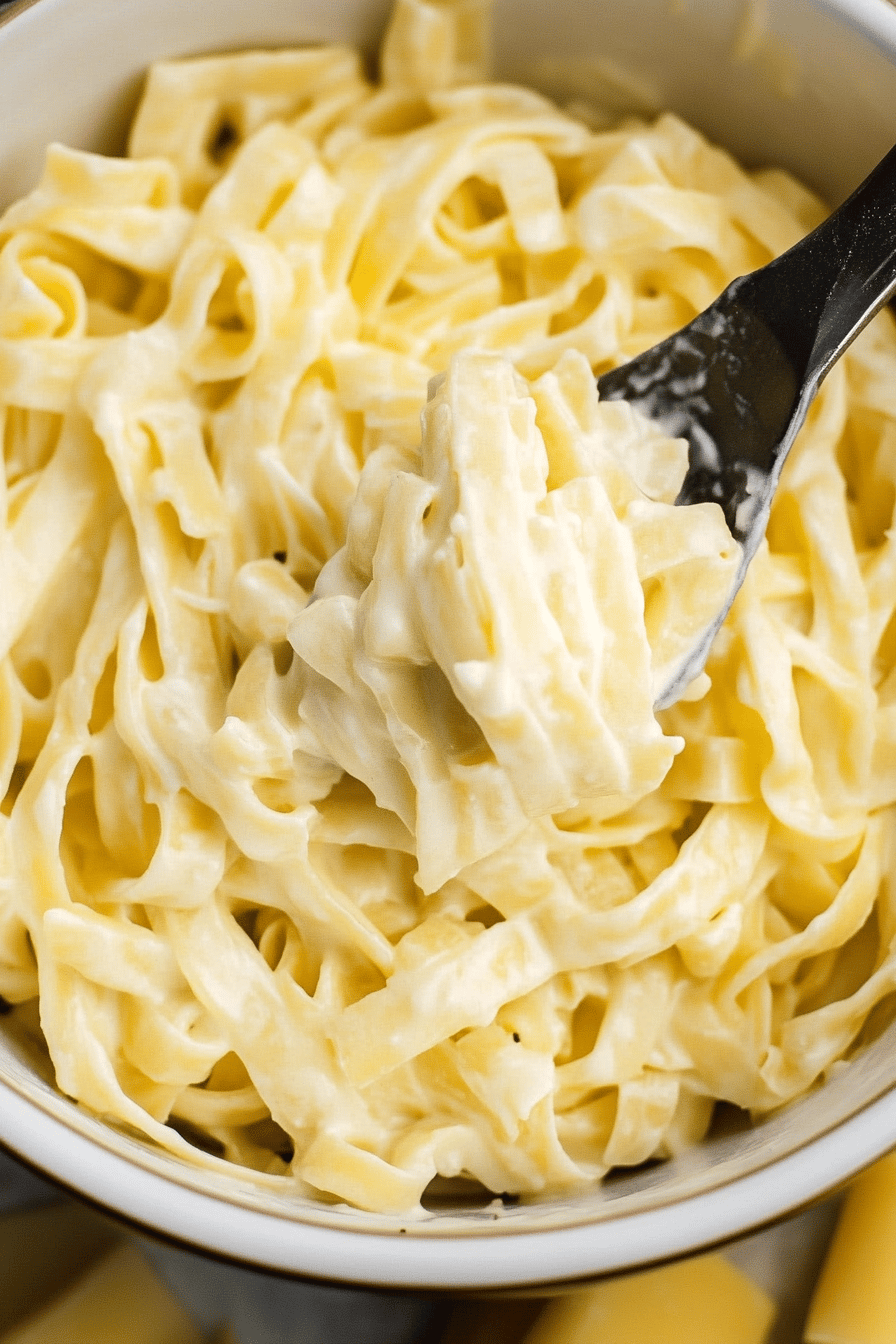 Easy Homemade Alfredo Sauce Recipe ingredients
