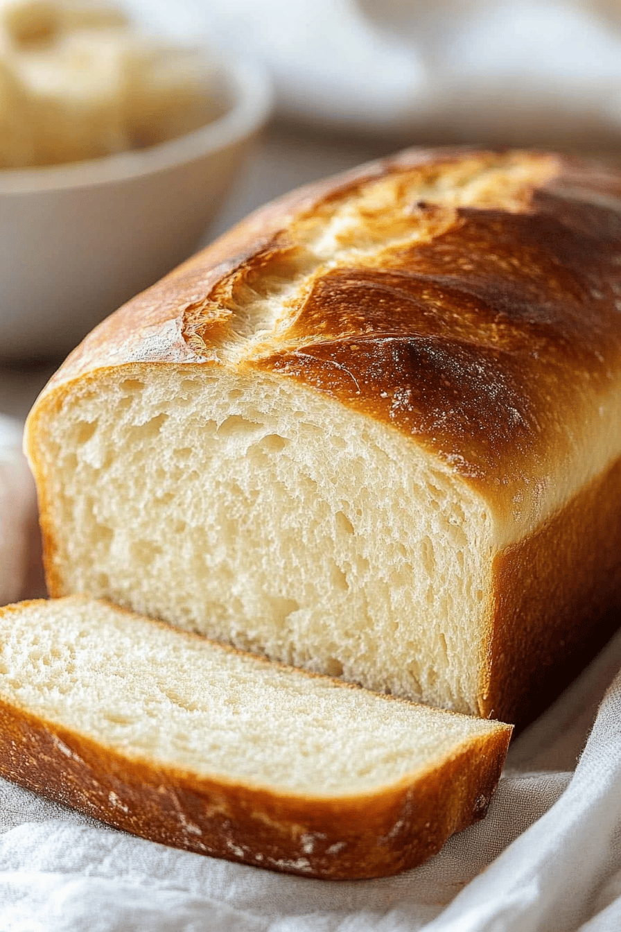 Easy Homemade Bread Recipe Final Dish Presentation