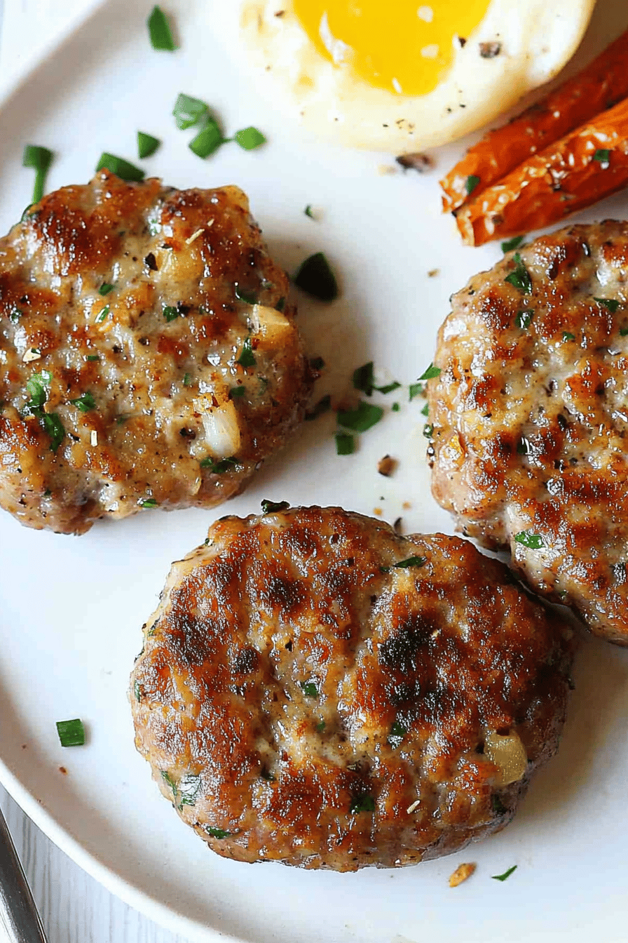 Easy Homemade Breakfast Sausage Recipe Final Dish Presentation
