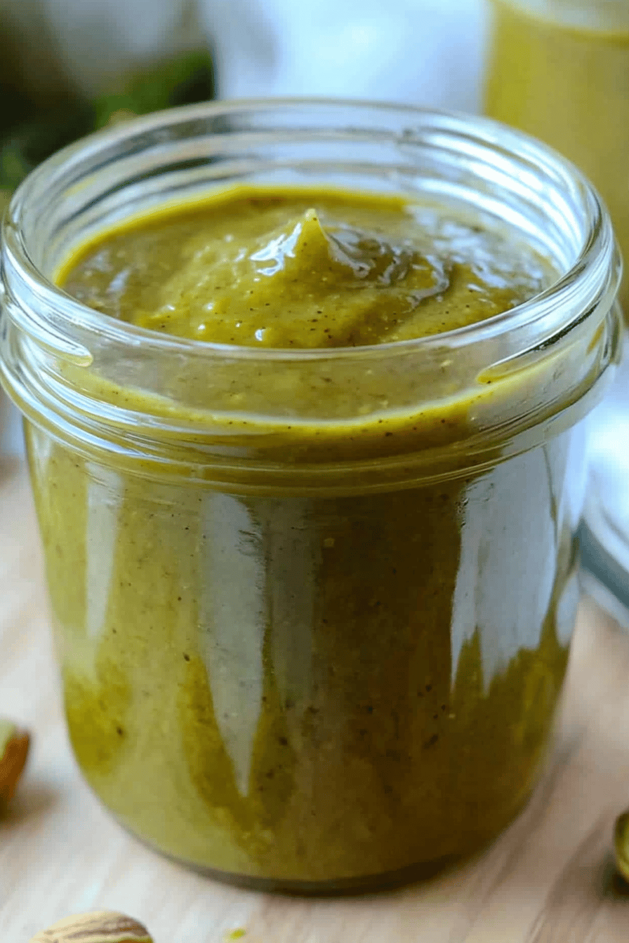 Easy Homemade Pistachio Butter Recipe Final Dish Presentation