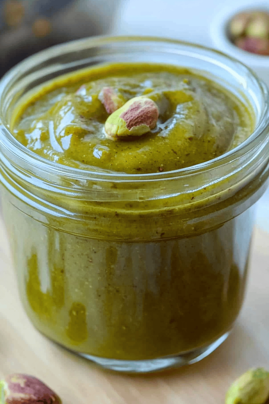 Easy Homemade Pistachio Butter Recipe Final Dish Presentation