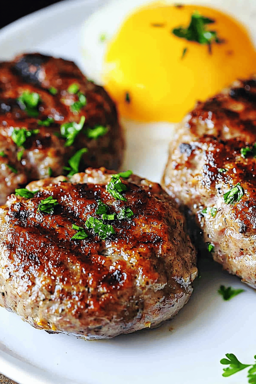 Easy Homemade Sausage Recipe Final Dish Presentation
