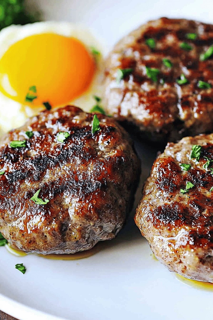 Easy Homemade Sausage Recipe ingredients
