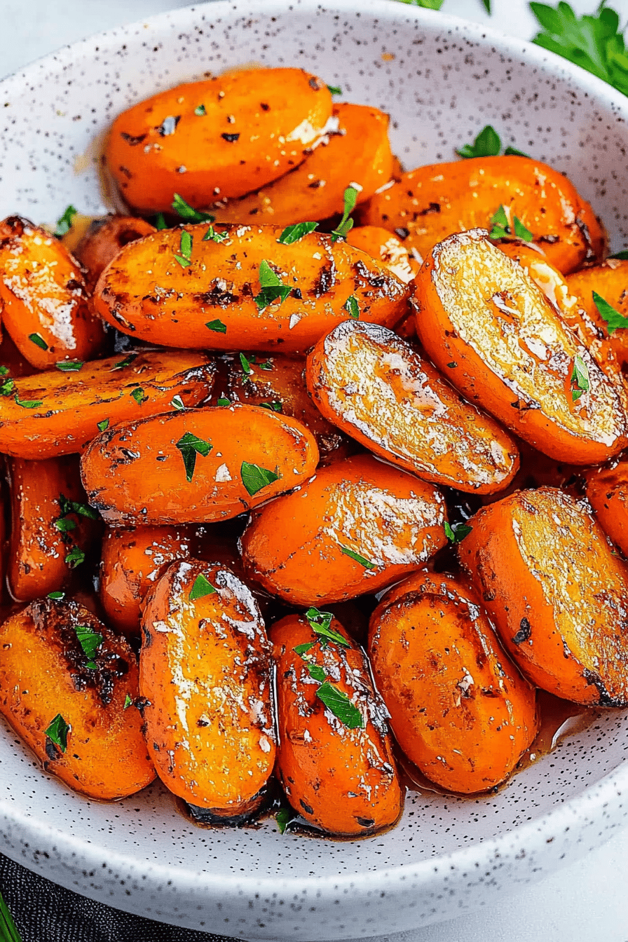 Easy Honey Glazed Carrots Recipe Final Dish Presentation
