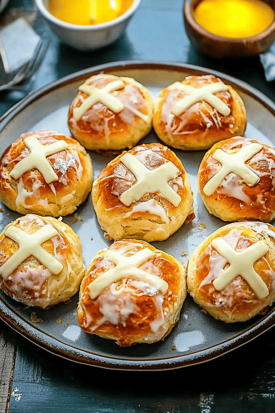 Easy Hot Cross Buns Recipe ingredients