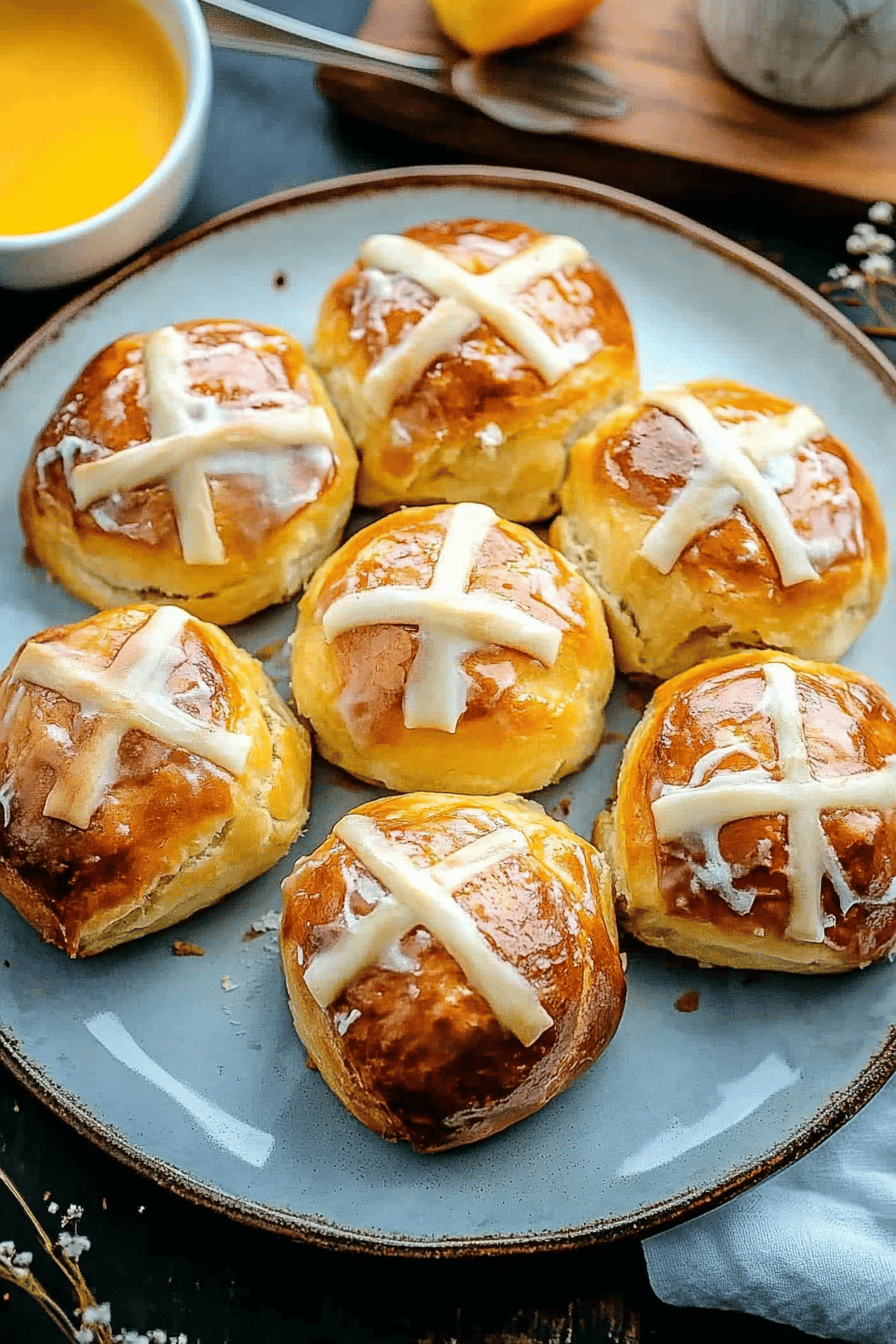 Easy Hot Cross Buns Recipe