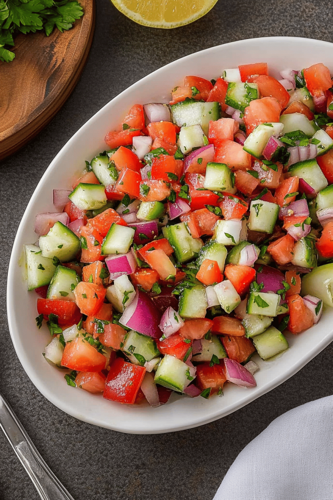 Easy Israeli Salad Recipe