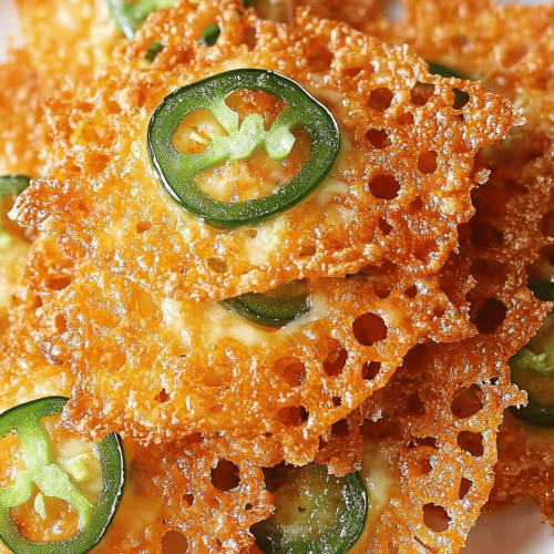 Easy Jalapeno Cheese Crisps Recipe