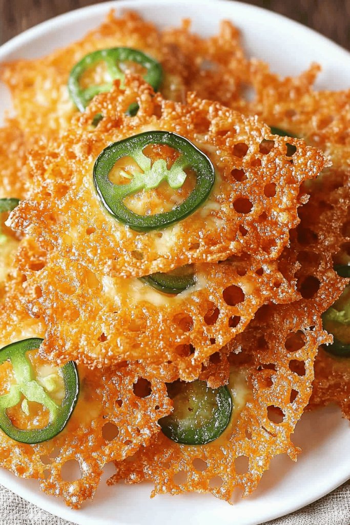 Easy Jalapeno Cheese Crisps Recipe