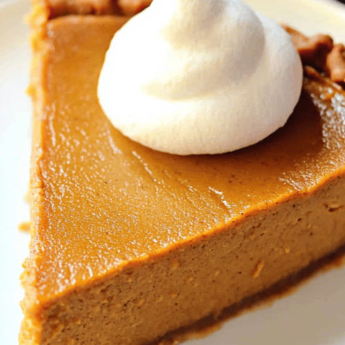 Easy Keto Crustless Pumpkin Pie Recipe