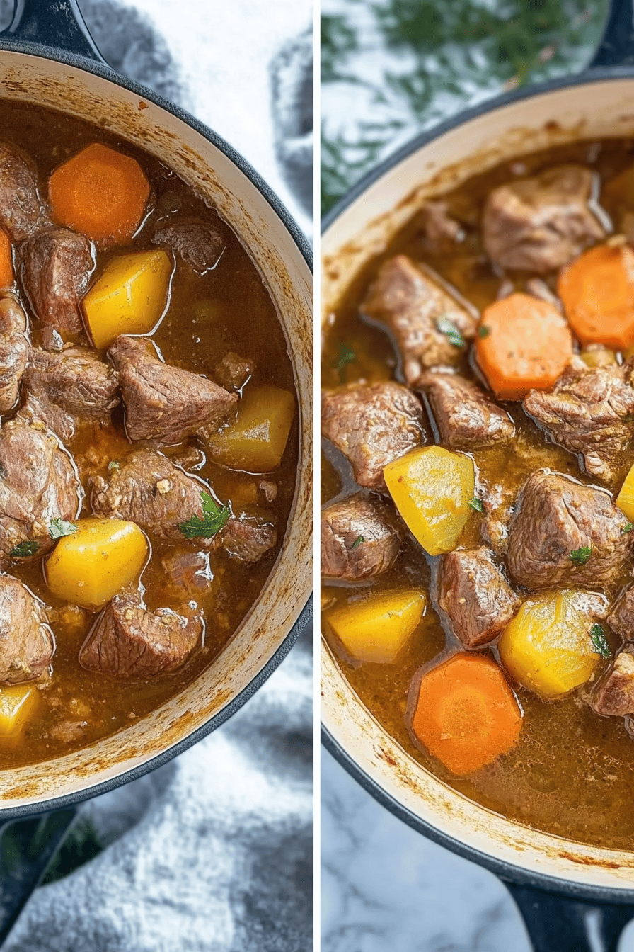Easy Lamb Stew Recipe Final Dish Presentation