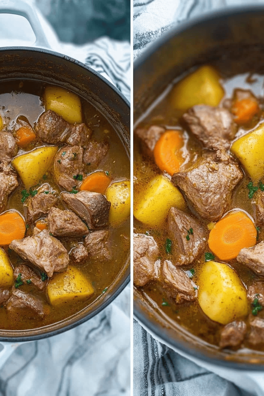 Easy Lamb Stew Recipe ingredients