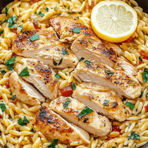 Easy Lemon Chicken Orzo Recipe