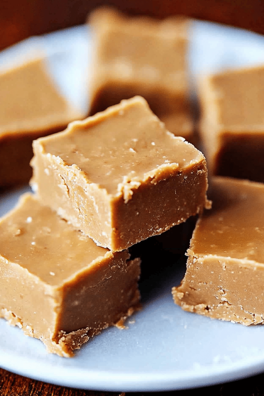 Easy Low-Carb Peanut Butter Fudge Recipe Final Dish Presentation