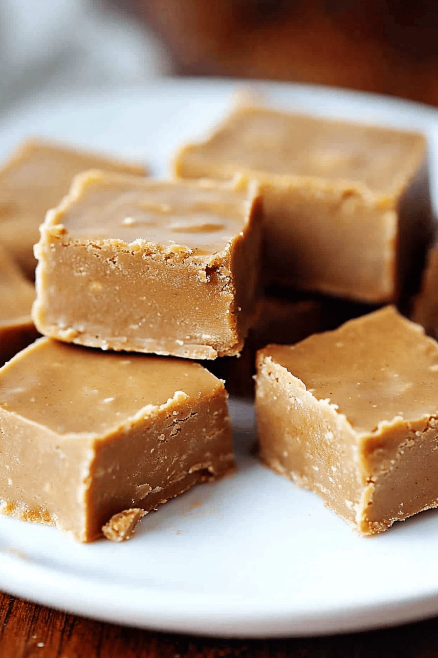 Easy Low-Carb Peanut Butter Fudge Recipe Final Dish Presentation