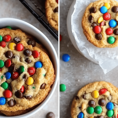Easy M&M Cookies Recipe