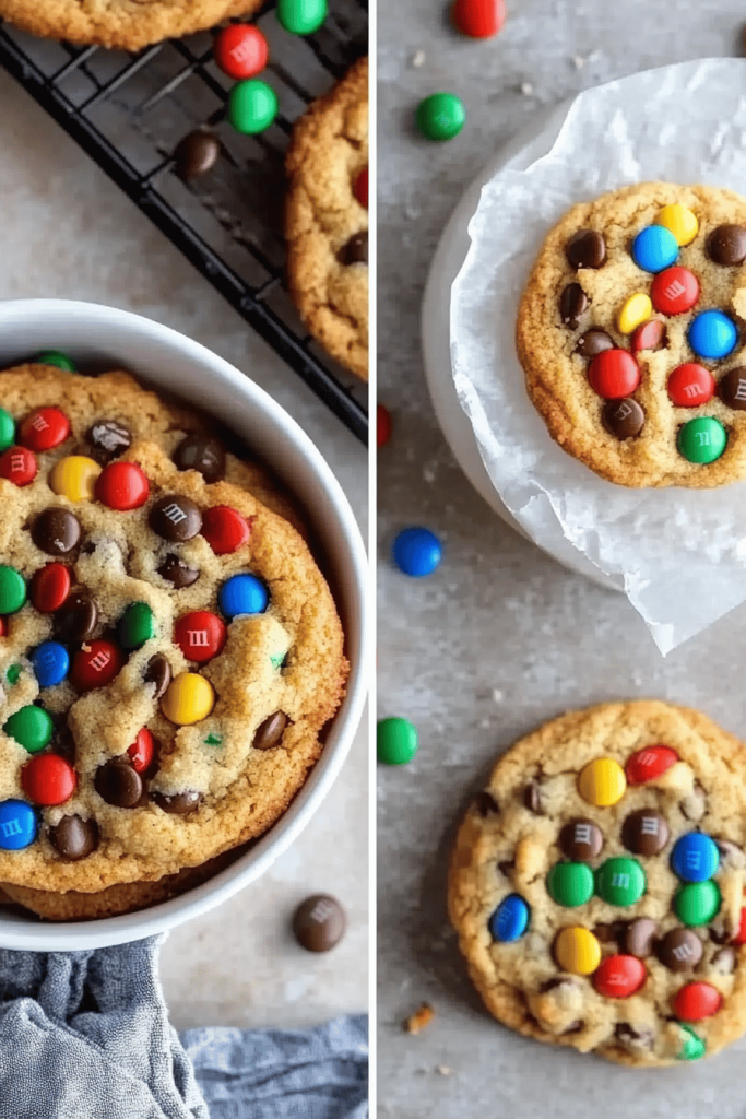 Easy M&M Cookies Recipe