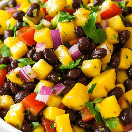 Easy Mango Black Bean Salad Recipe