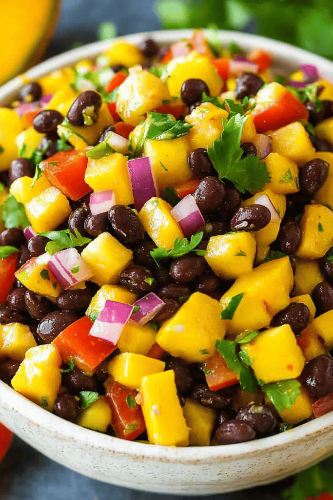 Easy Mango Black Bean Salad Recipe