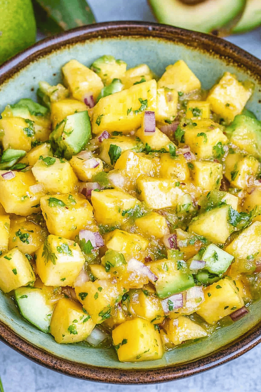 Easy Mango Salsa Recipe Final Dish Presentation