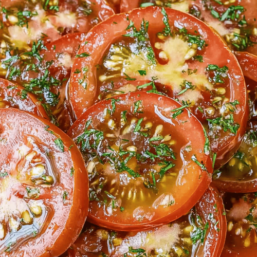 Easy Marinated Tomatoes Recipe