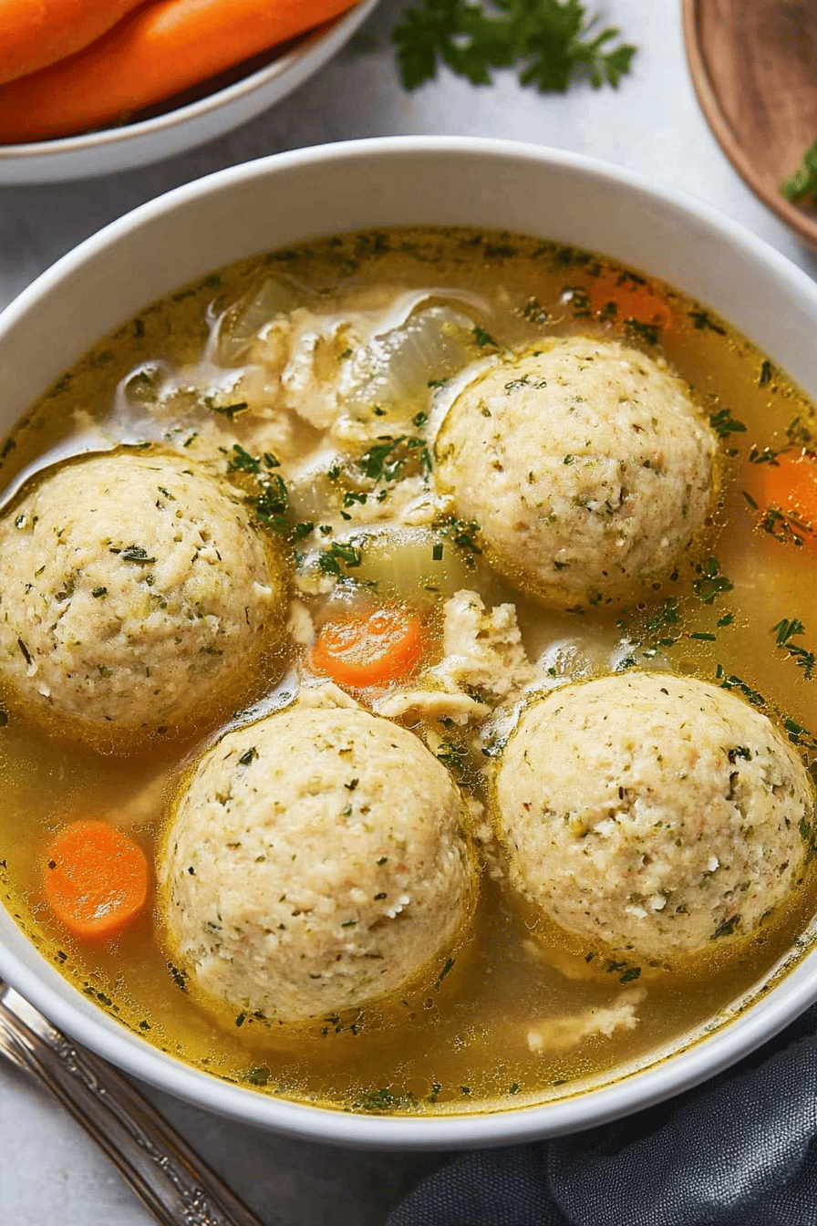 Easy Matzo Ball Soup Recipe ingredients