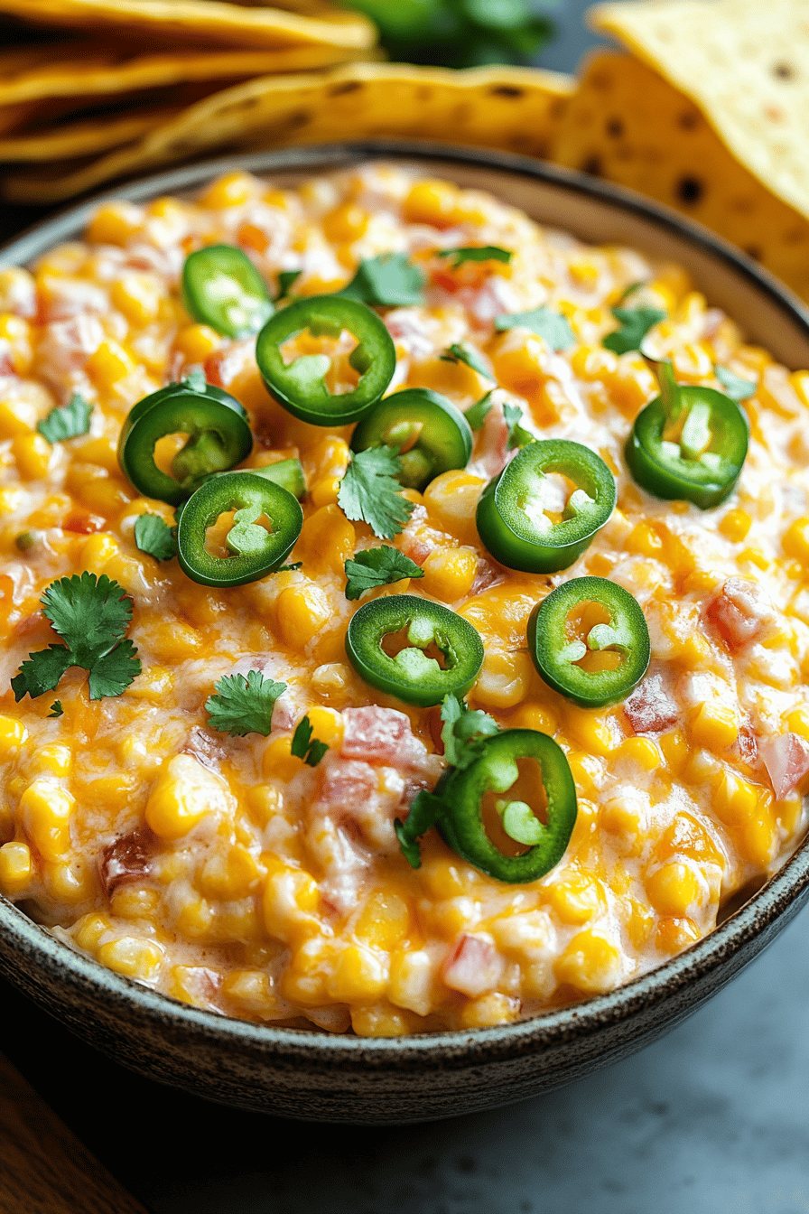 Easy Mexican Corn Dip Recipe ingredients
