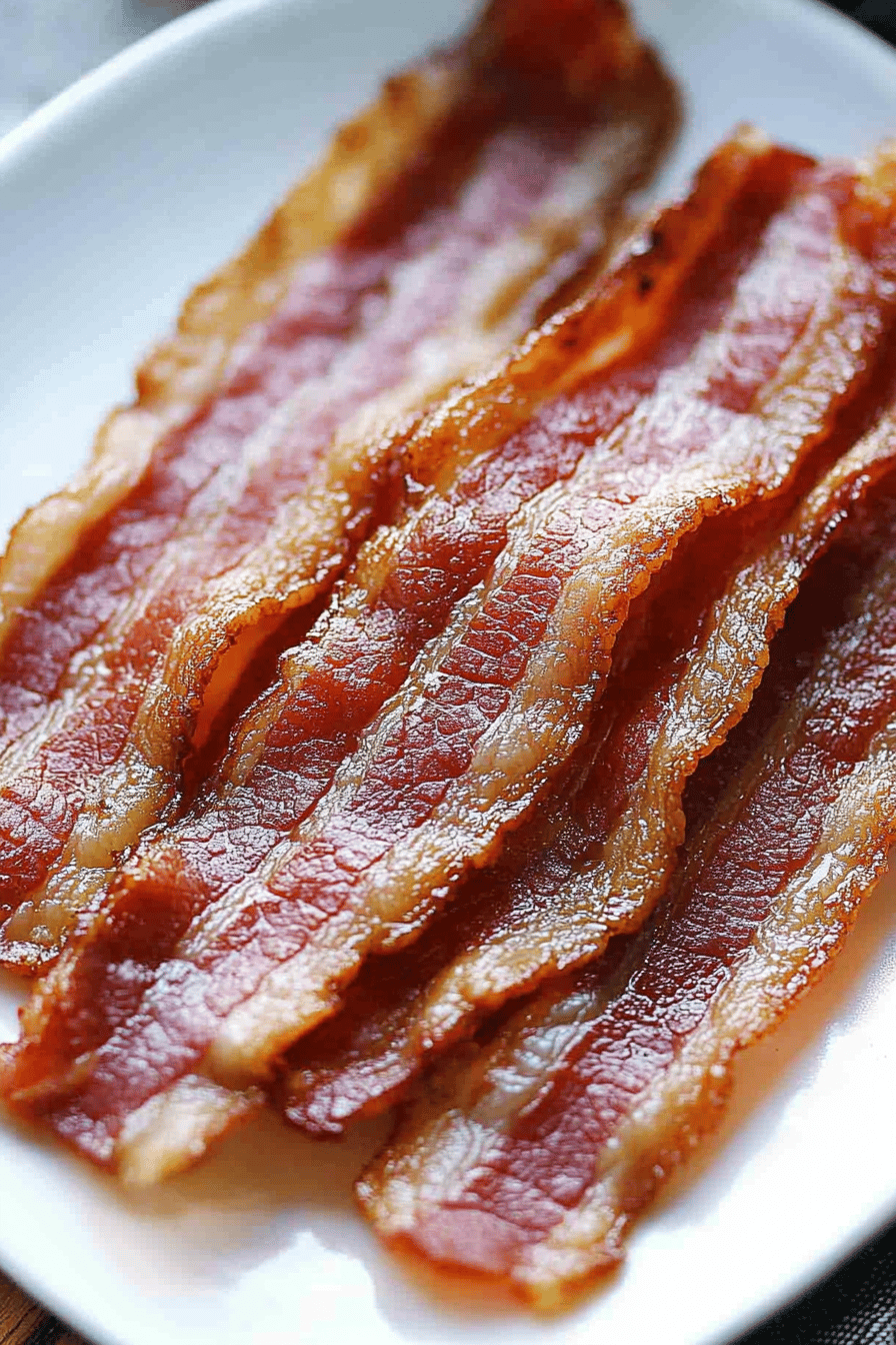 Easy Microwave Bacon Recipe Final Dish Presentation